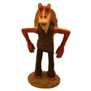 Star Wars Jar Jar Binks Action Figure 5" Moving Arms Applause